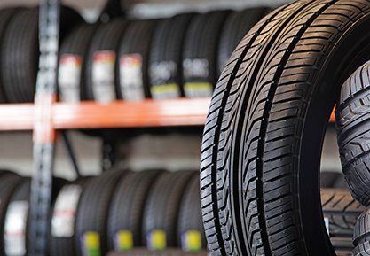 Close Up Of Tires With Others Behind Close Up Of Tires With Others Behind